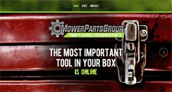 Desktop Screenshot of mowerpartsgroup.com